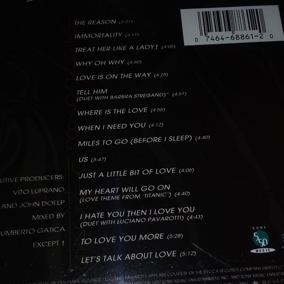 Celine Dion C.D - Picture 5 of 6